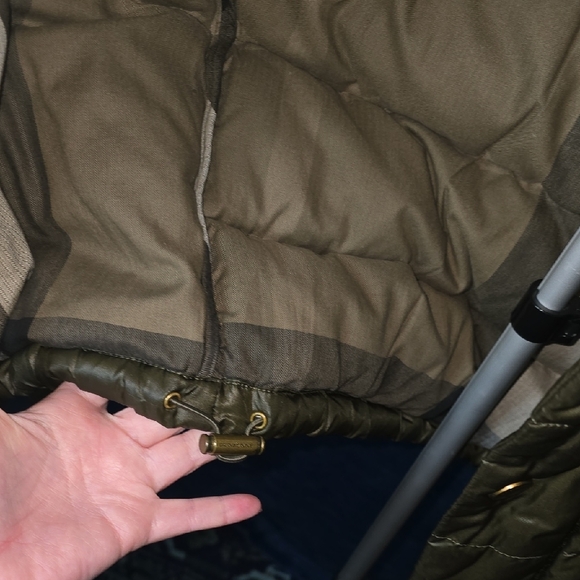 Burberry Brit Olive Puffer Jacket Size XL - Picture 13 of 16